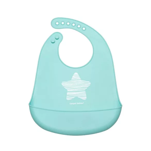 Canpol babies Szilikonos előke Pastelove - kék