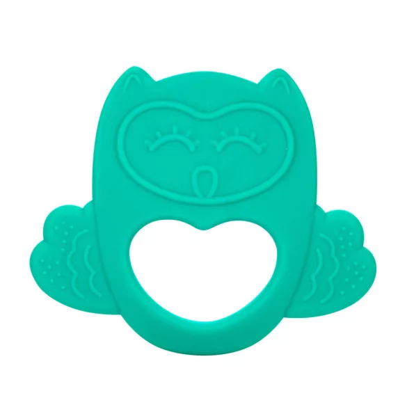 Canpol babies szilikon rágóka Bagoly-Zöld