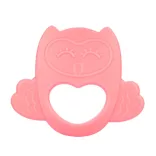 Canpol babies szilikon rágóka Bagoly-Rózsaszín