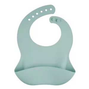 Canpol babies Szilikon előke zsebbel -zöld