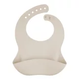 Canpol babies Szilikon előke zsebbel -krém