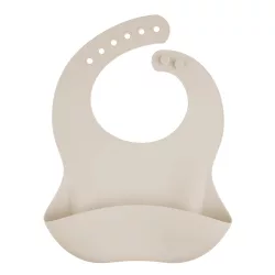 Canpol babies Szilikon előke zsebbel -krém