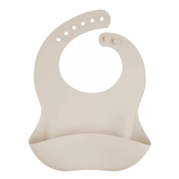Canpol babies Szilikon előke zsebbel -krém