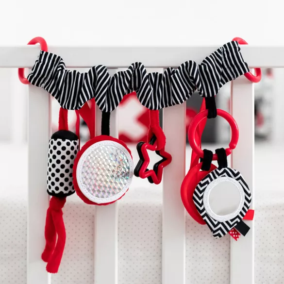 Canpol babies felakasztható plüss játék-Piros