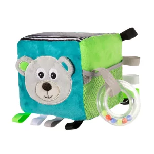 Canpol babies BEARS puha kocka érzékelővel-Grey