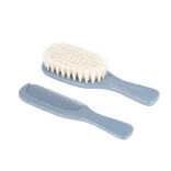 Canpol babaies Newborn fésű és hajkefe (puha sörtével)-Blue