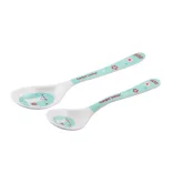 Canpol babies Melamin kanál Exotic Animals 2db. 9hó+ - Türkiz