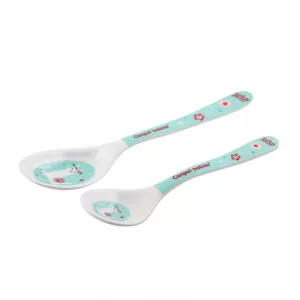 Canpol babies Melamin kanál Exotic Animals 2db. 9hó+ - Türkiz