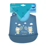 Canpol babies Szilikon előke zsebbel BONJOUR PARIS-Kék