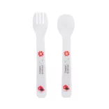 Canpol babies műanyag étkészlet 12+- Piros