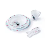 Canpol babies műanyag étkészlet 12+- Kék