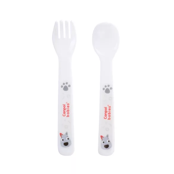 Canpol babies műanyag étkészlet 12+- Kék