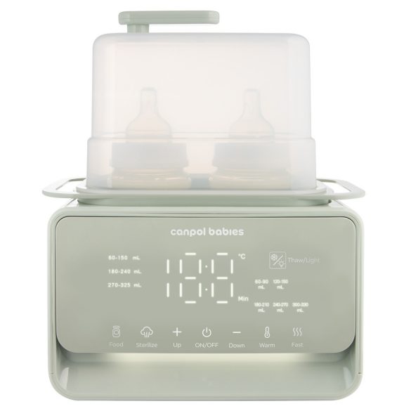 Canpol babies Dupla elektromos cumisüveg melegítő és sterilizáló 7az1ben