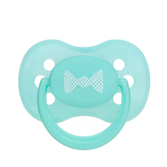 Canpol babies Szilikon szimmetrikus cumi 6-18hó PASTELS 1db-Zöld