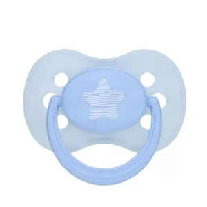 Canpol babies Szilikon szimmetrikus cumi 6-18hó PASTELS 1db-Kék