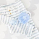 Canpol babies Szilikon szimmetrikus cumi 6-18hó PASTELS 1db-Kék