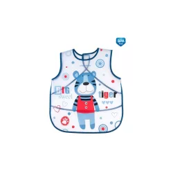 Canpol babies Puppets zsebes puha előke-Kék