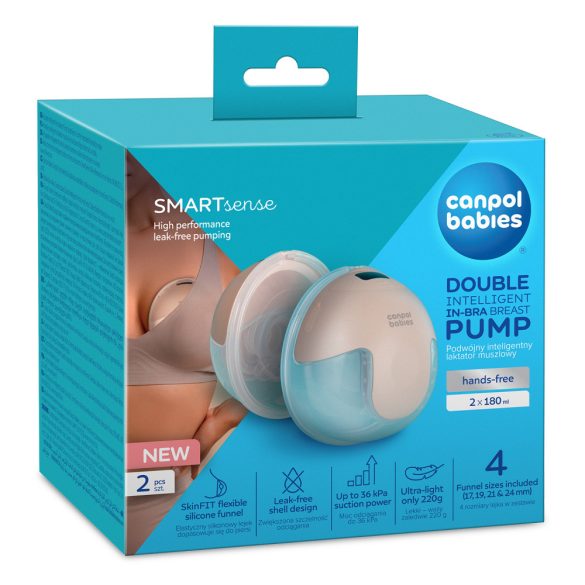 Canpol babies SmartSense dupla hordható elektromos mellszívó