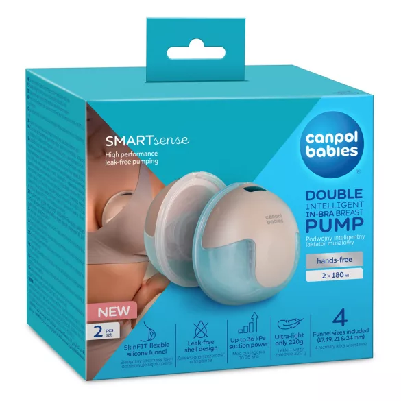Canpol babies SmartSense dupla hordható elektromos mellszívó