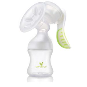 Cangaroo Snowdrop manuális mellszívó 1 cumisüveggel fehér