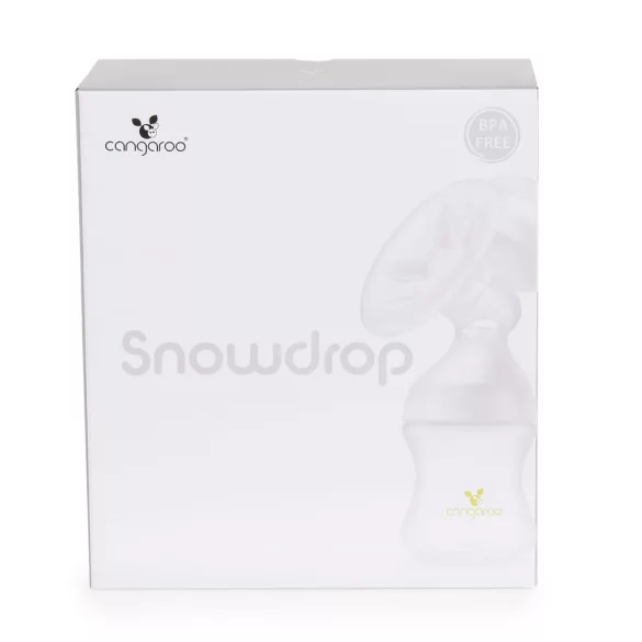 Cangaroo Snowdrop manuális mellszívó 1 cumisüveggel fehér