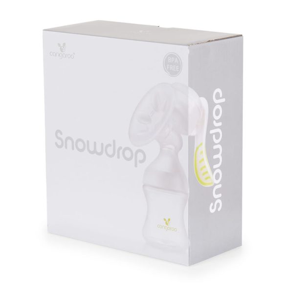 Cangaroo Snowdrop manuális mellszívó 1 cumisüveggel fehér