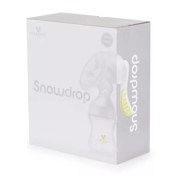 Cangaroo Snowdrop manuális mellszívó 1 cumisüveggel fehér