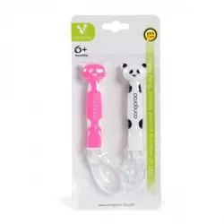 SZILIKON kanál szett 2dbos Panda PINK