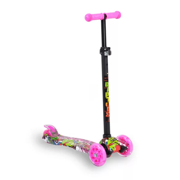 BYOX Rapture roller elöl dupla kerekes pink