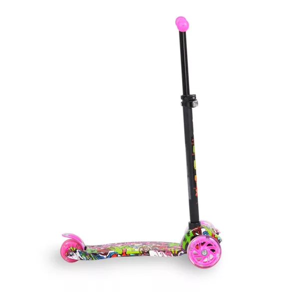 BYOX Rapture roller elöl dupla kerekes pink