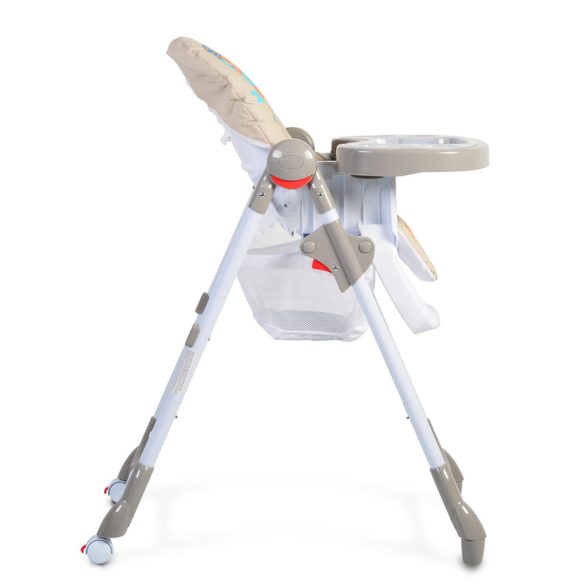 Cangaroo Kimchi etetőszék összecsukható 2 kerekes, dönthető keki