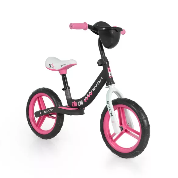 BYOX Zig zag futóbicikli pink