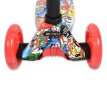 BYOX Rapture roller elöl dupla kerekes piros