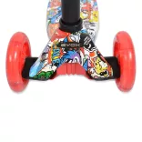 BYOX Rapture roller elöl dupla kerekes piros