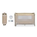 MONI Sleepy összecsukható luxus babaágy 2 szint bézs