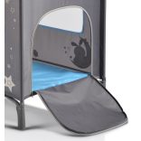 MONI Sleepy összecsukható luxus utazóágy 2 szint+pelenkázó+ játék kék