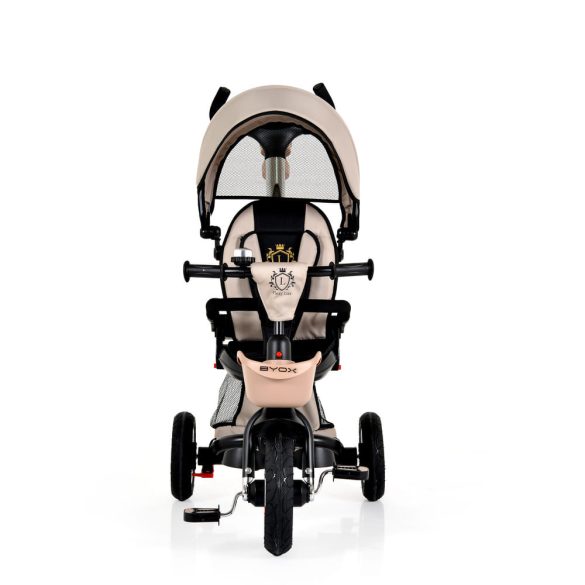 BYOX Flexy lux tricikli szülőkaros bézs