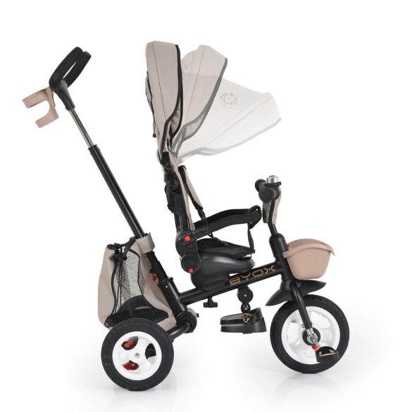 BYOX Flexy lux tricikli szülőkaros bézs