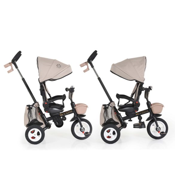 BYOX Flexy lux tricikli szülőkaros bézs