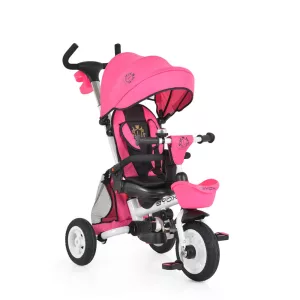 BYOX Flexy lux tricikli szülőkaros pink