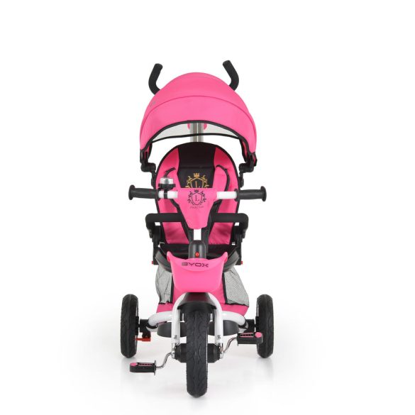 BYOX Flexy lux tricikli szülőkaros pink