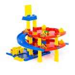 Polesie MŰANYAGJÁTÉK parkoló 3 szintes SZÍNES