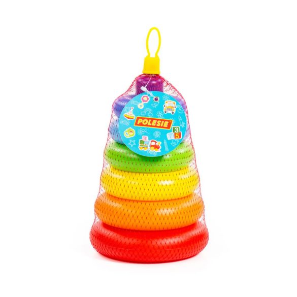 Polesie Toys  karikatorony montessori, műanyag SZÍNES