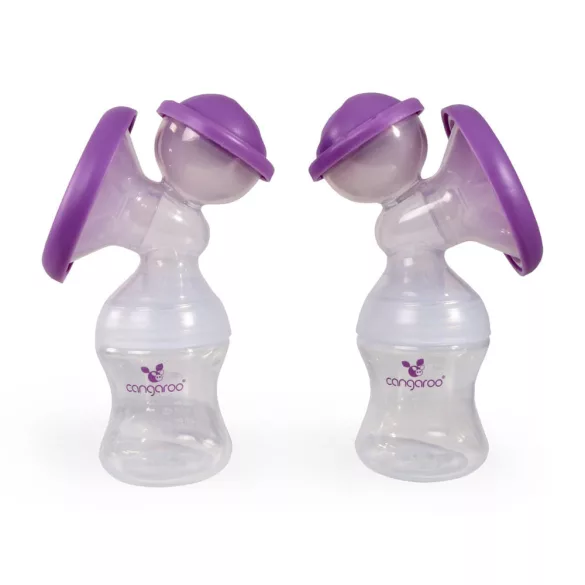 Cangaroo Elegance duo elektromos mellszívó 2 tartállyal fehér/lila