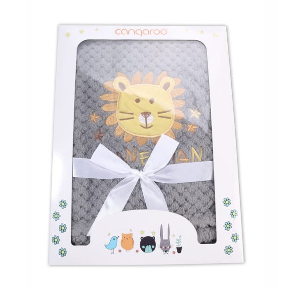 Cangaroo Freya baba takaró oroszlán SÖTÉTSZÜRKE