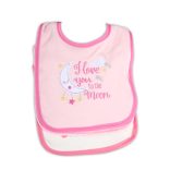 TIBBY előke 3 db újszülött méret RÓZSASZÍN/PINK