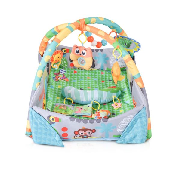 Oasis játszószőnyeg oldalfallal nagy zöld