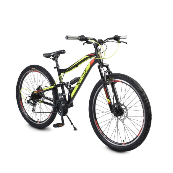 BYOX STEWARD kerékpár 27,5 méret FEKETE/ZÖLD