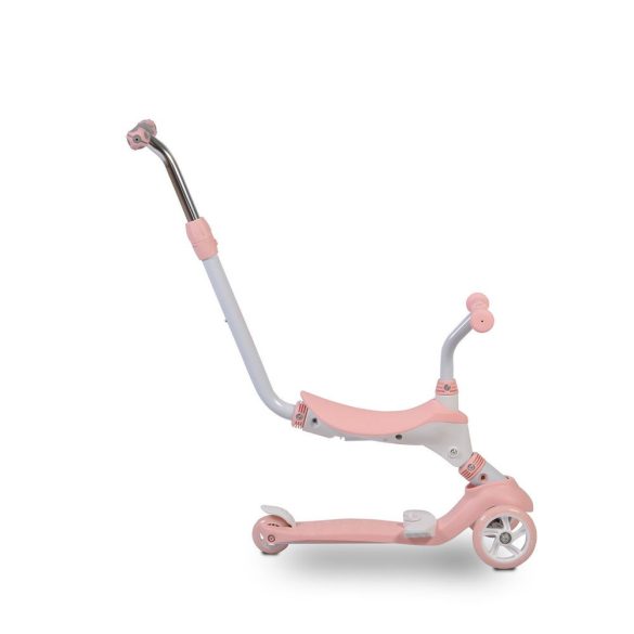 TRISTAR roller 3in1, szülőkarral, üléssel 20kg/50kgig PINK