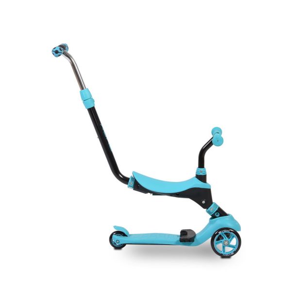 TRISTAR roller 3in1, szülőkarral, üléssel 20kg/50kgig TÜRKIZKÉK